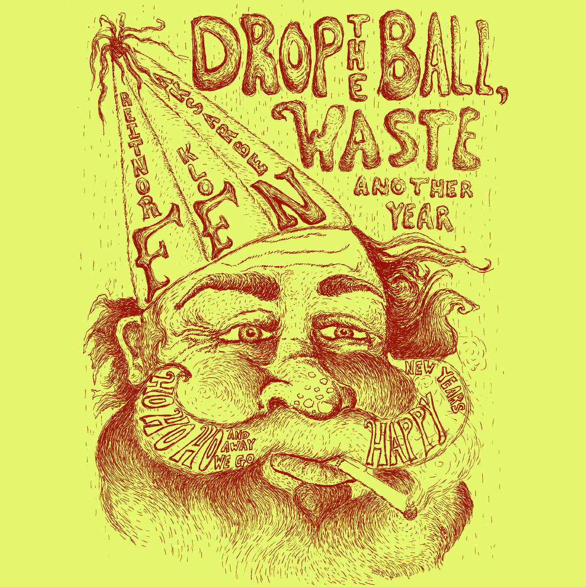 Frontier Folk Nebraska - Drop the Ball, Waste Another Year 7"